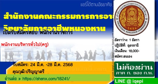 สำนักงานคณะกรรมการการอาชีวศึกษาวิทยาลัยการอาชีพหนองหาน